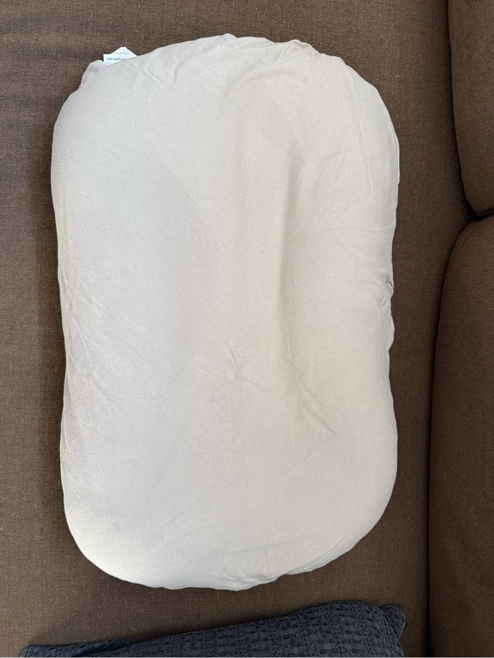 Snuggle Me Organic Infant Lounger - Tan (Olive Undertone)